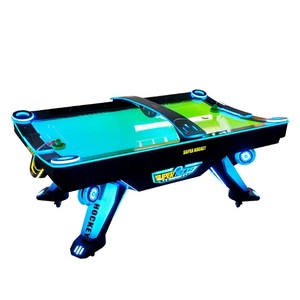 Mesa de Hockey de Aire Electrónica Curva, Operada con Monedas, para Centros de Entretenimiento, Novedad - Product Image 3