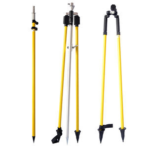 2M 5m Vermessungsausrüstung Totalstation Messprismenstab Leica Dreibeiniger Zentrierstab - Product Image 1