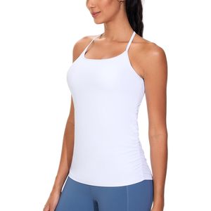 FOXA Débardeur de maternité pour femme, dos nageur, sans manches, pour yoga et entraînement, froncé, respirant, vêtement de grossesse - Product Image 6