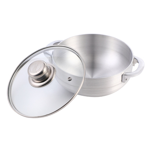 Ensemble de 12 calderos en <span class=keywords><strong>aluminium</strong></span> moulé sous pression de conception traditionnelle avec couvercle en <span class=keywords><strong>aluminium</strong></span> <span class=keywords><strong>ou</strong></span> en verre - Product Image 3