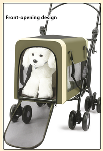 बड़े कुत्तों और बिल्लियों के लिए थोक फोल्डेबल डिचेबल पालतू जानवरों के लिए आरामदायक जलरोधी परिवहन समाधान - Product Image 2