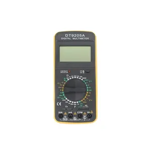 DT9208Aデジタルマルチメーター電圧計電流計OHM電圧テスターAC/DCLCDテスト電流計過負荷