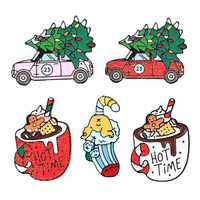 Broches et épingles de Noël 2025 pour la promotion des fabricants d'articles promotionnels, épinglette en émail doux, badge d'épinglette, épinglette de revers