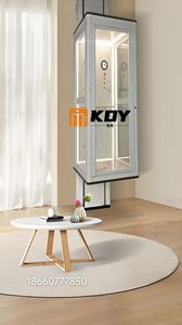 Moderne Mini Home Lift Voor Woningbouw Pvc-Vloeren Hydraulische Lift Voor Huisgebruik - Product Image 3