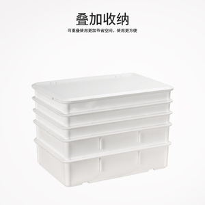 Chariot de transport rectangulaire multifonctionnel de qualité alimentaire avec bac à pâte portable et boîte de cuisson en plastique PP - Product Image 5