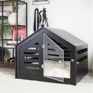 Caseta para perros JX de madera maciza de alta calidad, con buena ventilación, secado rápido, gran espacio y adecuada para diversas situaciones. - Product Image 3