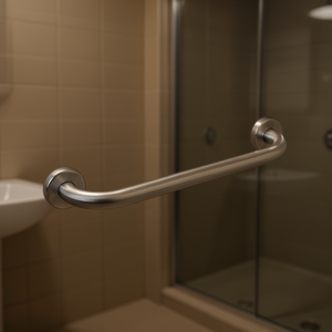 Barra de Apoyo Recta de Seguridad de 60 cm para Baño - Product Image 3