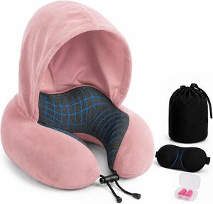 Wholesale U-<b>shape</b> Travel Pillow Memory <b>Foam</b> Super Soft Neck Support Cushion Airplane Car Pillow - Product Image 1