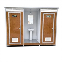 Toilettes portables préfabriquées très demandées, sanitaires mobiles, douches, toilettes publiques portables, toilettes de camping extérieures