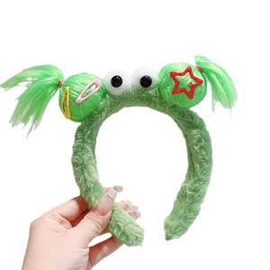 Bandeau en peluche ludique et tendance, design de poupée mignonne et originale, accessoire capillaire ludique, pince à cheveux joyeuse, coiffe pour sœur joyeuse - Product Image 6