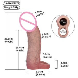 OS-ADLV5078 Men's Delay Ejaculation <b>Vibrating</b> Cock Ring <b>Remote</b> <b>Controlled</b> Silicone Penis Sleeve Sex Toys Male <b>Vibrator</b> - Product Image 6