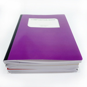 Fábrica de China 9 3/4X7 1/2 pulgadas Cuadernos de composición de reglas universitarias Libro de composición de mármol colorido 100 hojas/200 páginas - Product Image 4