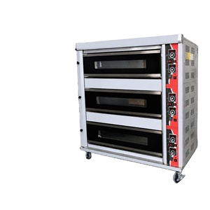 Equipo de Panadería Comercial RTK de 3 Niveles y 6 Bandejas con Puertas de Visualización para Pastelería, para Horneado Diario - Product Image 1
