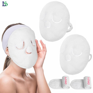 Toalla facial reutilizable al por mayor, mascarilla, vaporizador facial, compresa fría y caliente, belleza hidratante, cuidado de la piel, toallas de Spa para niñas - Product Image 1