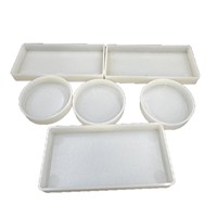 Plateau de maquillage en plastique ABS OEM personnalisé, emballage cosmétique durable, insert pour vernis à ongles, emballage de produits de beauté