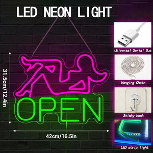 Open LED neon room dimmable USB powered ambient <b>light</b> store <b>window</b> decoration <b>light</b> street indicator <b>light</b> landscape <b>light</b> 5v - Product Image 1