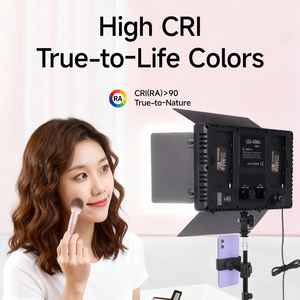 LEDU600 RGB-vullicht 600 <span class=keywords><strong>LED</strong></span>-kralen Draagbaar Lichtgewicht Volledig kleurenspectrum Verstelbaar voor buitenfotografie Veldopnamen - Product Image 3