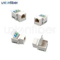 Modulo di Rete Vocale RJ11 a 4 Fili, Jack Keystone IDC a 3 Porte in Bronzo Fosforoso per Cablaggio di Telefoni IP Aziendali
