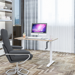 Hướng dẫn sử dụng điều chỉnh chiều cao đứng bàn chuyên nghiệp khung đứng lên Ergonomic tay quây Hướng dẫn sử dụng điều chỉnh chiều cao đứng bàn - Product Image 2