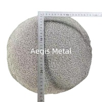 Mousse métallique poreuse en aluminium en forme de bol pour la décoration de toit