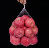 Sacs en filet biodégradables en PP pour fruits et légumes, respirants, pour oignons, pommes de terre, agrumes, avec logo personnalisé par marquage à chaud, directement de l'usine