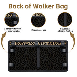 Pochette de rangement pour béquilles en polyester léger et résistant à l'eau avec poche de rangement sécurisée - Product Image 3