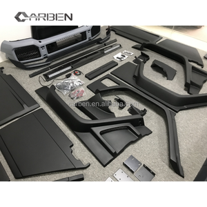 Para <span class=keywords><strong>Mercedes</strong></span> Clase G W463, Kit de carrocería de G500 G55 <span class=keywords><strong>G63</strong></span>, capó de fibra de carbono, parachoques, alerón trasero, BBS850 - Product Image 4