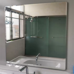 <span class=keywords><strong>Espejo</strong></span> de Pared Rectangular Grande para <span class=keywords><strong>Baño</strong></span>, <span class=keywords><strong>Espejo</strong></span> Plateado con Borde Triple Biselado de <span class=keywords><strong>60x90</strong></span> cm - Product Image 2