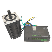 Moteur BLDC sans balais 48V 2000W 6.4Nm 3000RPM avec capteur Hall + Kit contrôleur BLDC à entraînement unique 24V/48V pour automatisation AGV