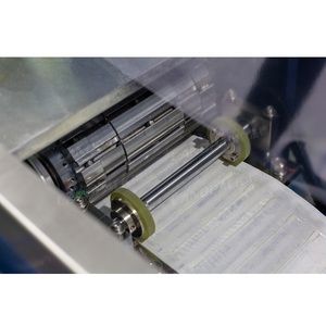 Machine d'emballage et d'étiquetage horizontale automatique pour sacs/pochettes/films, qualité alimentaire, haute productivité, emballage papier et aluminium - Product Image 4