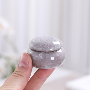 Mini botella clásica de porcelana de gres de 30ml, tarro de cerámica agrietado con hielo para té, polvo, lápiz labial, bálsamo para cualquier ocasión, almacenamiento de alimentos - Product Image 4