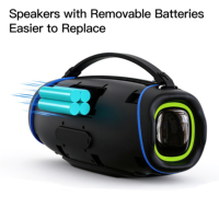 Nouvelle Enceinte Bluetooth Portable 2026 avec Batterie Amovible pour Fêtes en Extérieur