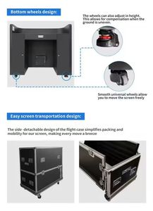Pantalla LED con paso de píxeles de 2.0 mm, encapsulación GOB, ángulo de visión de 160°, fácil instalación y desmontaje, para mostradores y barras de recepción - Product Image 3