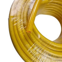 Tuyau d'arrosage haute pression en PVC 1/4'' 100m avec connecteur, flexible et léger, pour système d'irrigation agricole