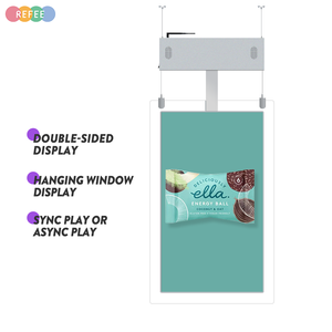 Pantalla Digital de Señalización para Interiores de 55 Pulgadas, de Doble Cara, Alta Luminosidad, Lista para 4K, Android, para Montaje en Techo, Ideal para Escaparates y Centros Comerciales - Product Image 3