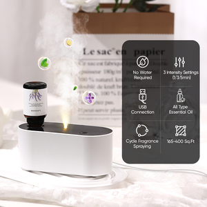 Diffuseur d'huiles essentielles portable sans eau avec logo personnalisé, alimenté par USB, machine à parfum d'huile pure, nébuliseur silencieux pour la maison et le bureau - Product Image 2
