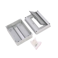 Caja de Conexiones Eléctrica para Exteriores, Impermeable IP65, de Plástico ABS, para Instrumentos Electrónicos, HT-8 Vías, Montaje en Panel