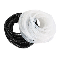 Aislamiento Resistente a Altas Temperaturas / Protector de Cable de Silicona Anti-UV en Espiral / Cubierta de Cable Enrollado 4*6*1mm