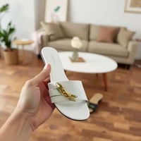 Sandales de luxe pour femmes, pantoufles de créateur de haute qualité, plates, pour l'extérieur, marques de pantoufles pour femmes