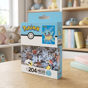 Rompecabezas de Cartón de 204 Piezas de Pokemon, Squirtle, 250x250mm, Juguete Educativo de Anime Coreano para Niños, Distribuidor al por Mayor - Product Image 2