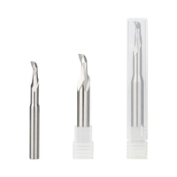 Fraise en bout HSS 8mm tige CNC fraise à cannelure unique pour aluminium