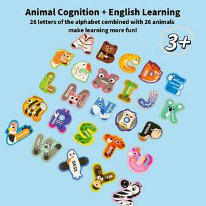 Juguete Educativo Temprano para el Aprendizaje en Casa, Rompecabezas de 2 Piezas, Imanes de Animales para Refrigerador, para Niños y Niñas Pequeños - Product Image 5