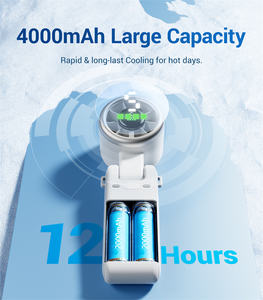 Ventilador de refrigeración de alta velocidad Diveblues N607D, ventilador Turbo pequeño de mano recargable con carga USB - Product Image 3
