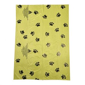 Sacs à déchets pour animaux de compagnie jetables haut de gamme 2026, personnalisables avec logo imprimé, couleur sur mesure, en plastique PLA biodégradable et imperméable, matériau écologique - Product Image 3