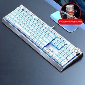 <span class=keywords><strong>Teclado</strong></span> Mecánico con Cable, Teclas Azules, Semi-Mecánico, LED, para PC Gamer, Estilo Redstorm - Product Image 6
