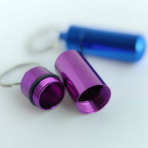 Contenitore Portatile Impermeabile in Alluminio per Emergenze e Sopravvivenza, Scatola di Sicurezza per Esterni, Portapillole con Portachiavi in Metallo - Product Image 5