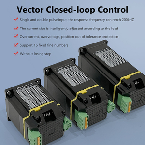 มอเตอร์ไฮบริด 8 มม. 23 พร้อมตัวควบคุมไดรเวอร์ในตัว 2 เฟส วงจรปิด ESS57 DC24-48V ESS57 มอเตอร์ไฮบริด 57 มม. 2 เฟส รุ่น C - Product Image 3