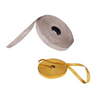 Bordure en Mylar tressée métallique or et argent, faite à la main, motif triangle français, pour uniformes de cérémonie marine, vente en gros OEM - Product Image 2