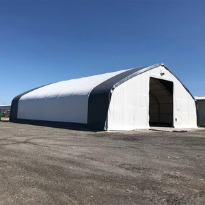 Tente de stockage industrielle personnalisable résistante aux charges de neige, avec structure renforcée et tissu PVC, conçue pour une utilisation en entrepôt de grande taille - Product Image 6