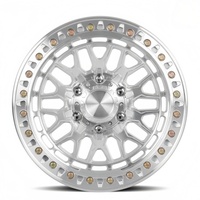 Ruedas Todoterreno HZH, Ruedas de Aleación Forjadas de 17, 18 y 20 Pulgadas, Ruedas Pulimentadas con Beadlock Real, Llantas Cóncavas para Toyota FJ Cruiser, Prado, RAM